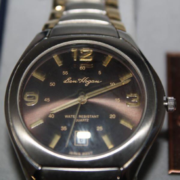 Ben Hogan Commemorative Watch With Copper Insert on Caseback - Decorative Box