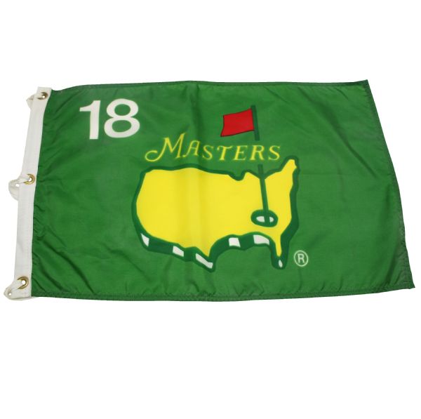 Vintage Masters Green Screen Flag ~ 1996 Seldom Seen!