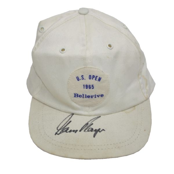 1965 US Open Souvenir Hat Signed by Gary Player-Original Onsite Hat From Bellerive