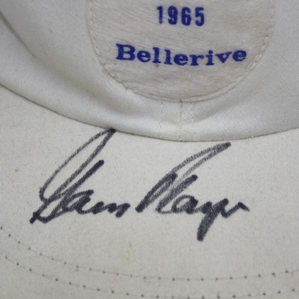 1965 US Open Souvenir Hat Signed by Gary Player-Original Onsite Hat From Bellerive