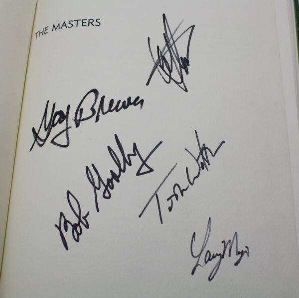 Multi Champion Signed 'The Masters - Profile of a Tournament' by Dawson Taylor JSA COA
