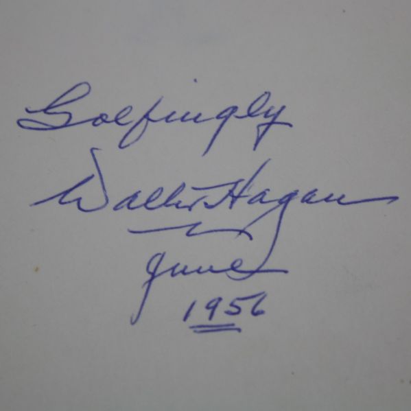 Walter Hagen Signed 1st Edition 'The Walter Hagen Story' JSA COA