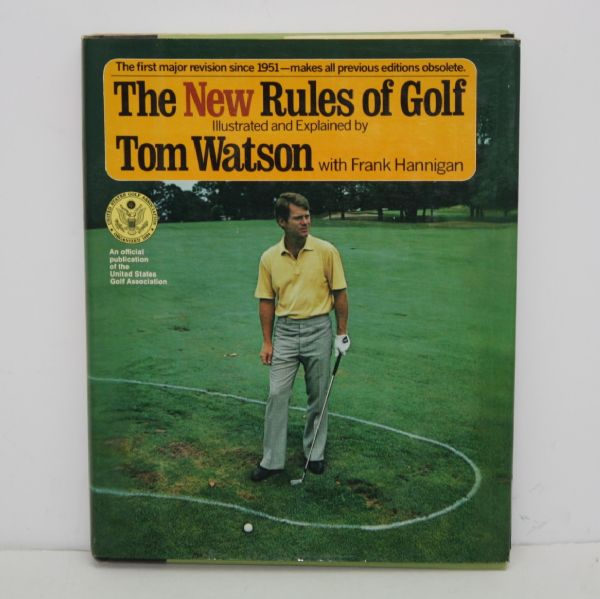 Tom Watson Signed Book 'The New Rules of Golf' JSA COA