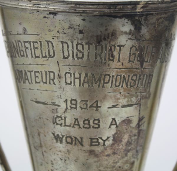 1934 Amatuer Tophy - Springfield District Golf Championship - Herman Keiser
