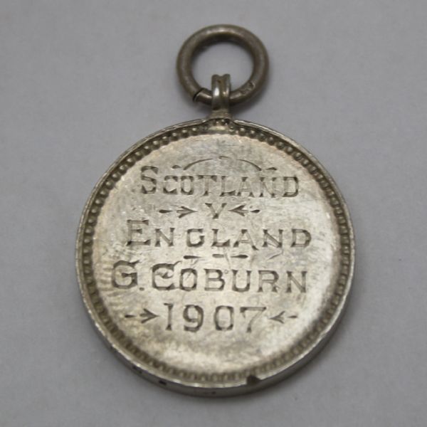 1907 Sterling Medal - Scotland vs England - G. Coburn - Winner