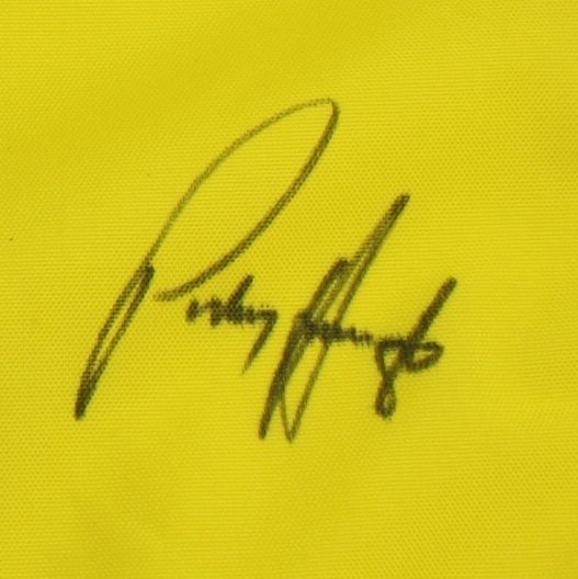 Padraig Harrington Signed 2007 British Open Flag - Carnoustie JSA COA