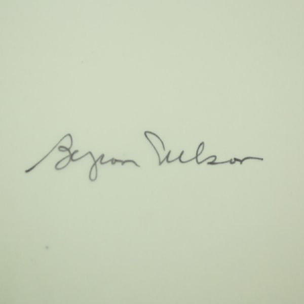 Byron Nelson Signed Book 'How I played the Game' - 448/500
