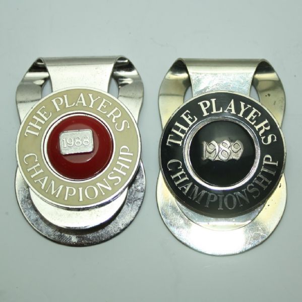 1988 and 1989 TPC Players Championship Money Clips