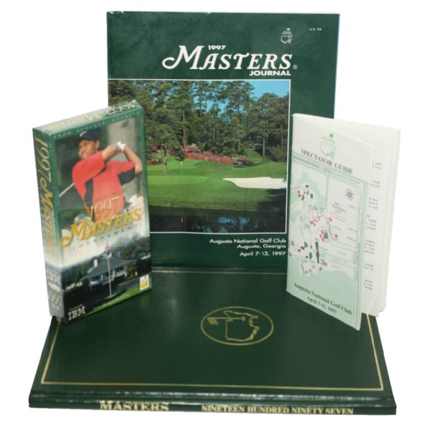 1997 Masters Multi Lot of Annual, Journal, Spec Guide, and Tape