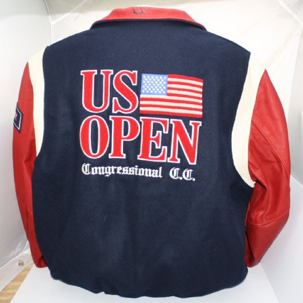 1997 US Open Congressional Jacket Signed by Ernie Els JSA COA