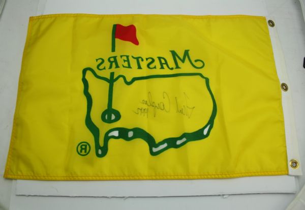 Fred Couples Signed Vintage 1995 Masters Flag - with Year Inscription JSA COA