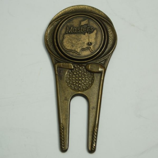 Classic Bronze Colored Undated Masters Divot Tool with Ball Mark - Undated