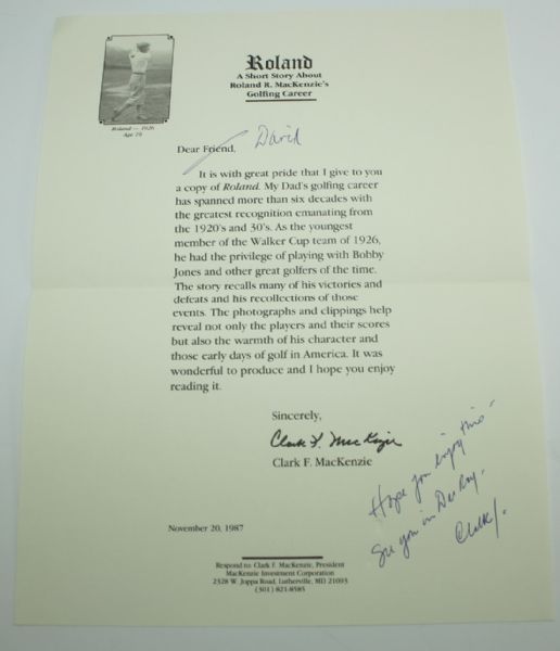 Limited Edition Book 'Roland' by John W. Stewart 333/2000