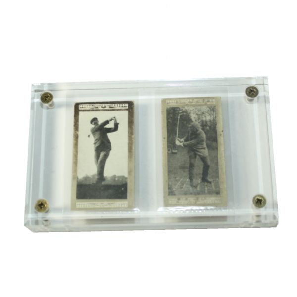 Two 1914 Marsuma (England) Golf Cards Famous Golfers And Their Strokes - #5 James Braid & #41 J.H. Taylor