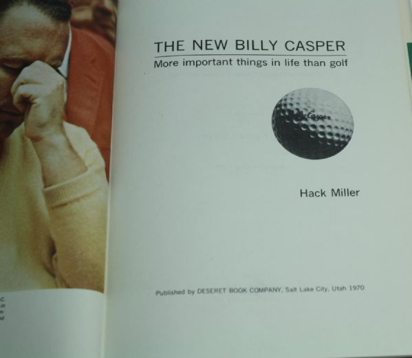 Billy Casper Signed Book 'The New Billy Casper' by Billy Casper JSA COA