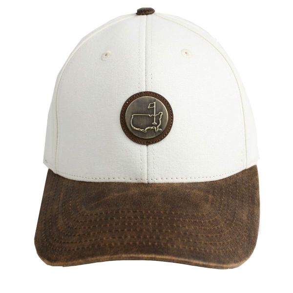 Augusta National Member Hat - Beige with Brass Coin