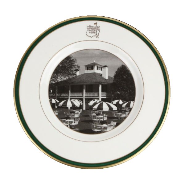 Augusta National Members 8 Inch Pickard Plate Depicts Clubhouse-VIP Area Sales Only