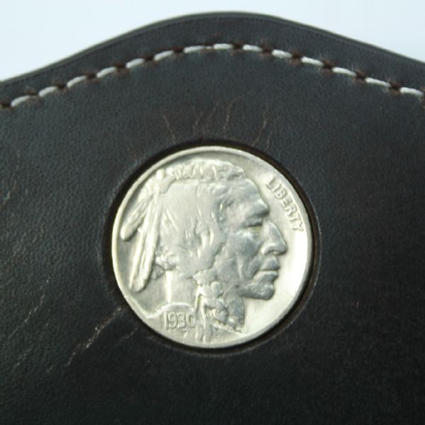 1930 Bobby Jones Leather Nickel Coin Tray