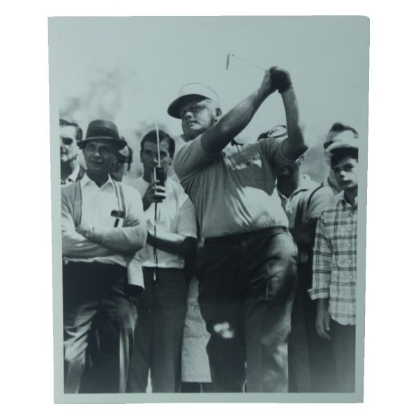 Original B&W Photo of Jack Nicklaus Teeing Off - 1954