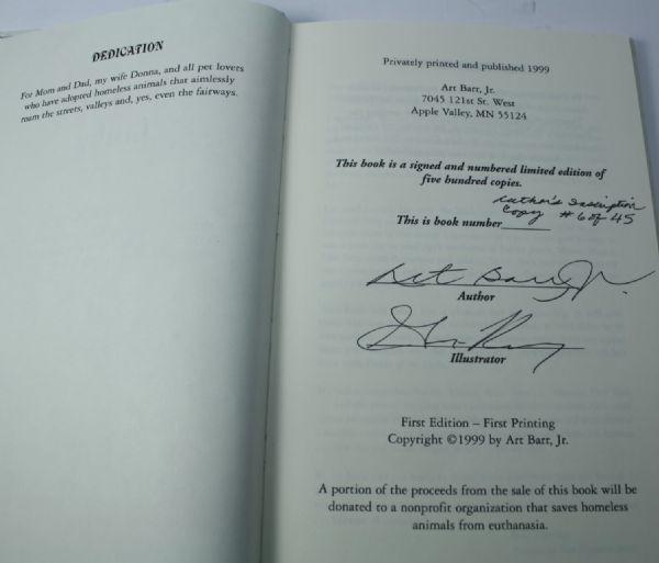 'Foebles of the Link' Golf Book - Signed and Numbered #6/45 - 1999