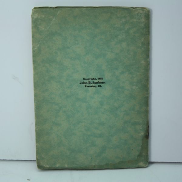 1923 Golf Book 'Why Golf?' by Dubb