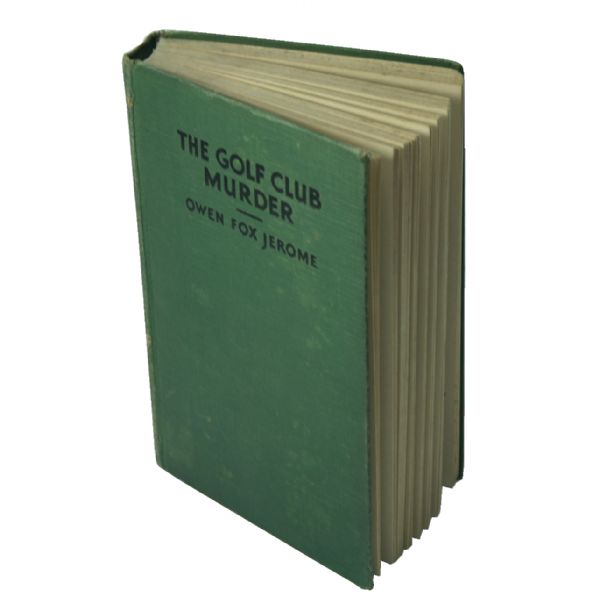 1929 Golf Book 'The Golf Club Murder' by Owen Fox Jerome