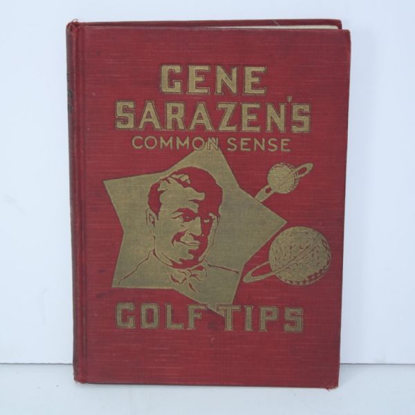 1924 Golf Book 'Common Sense Golf Tip' by Gene Sarazen