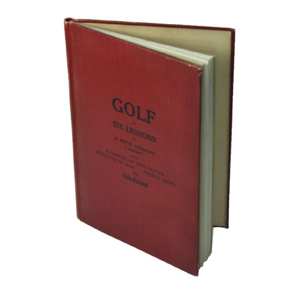 1925 Golf Book 'Golf in 6 Lessons' by C. Pette Triscott