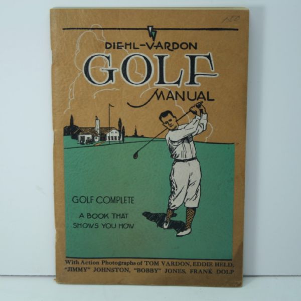 1927 Golf Book 'Golf Manual' by Vardon and Diehl