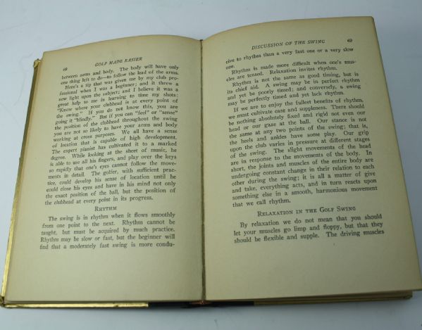 1930 Golf Book 'Golf Made Easier' by Herndon