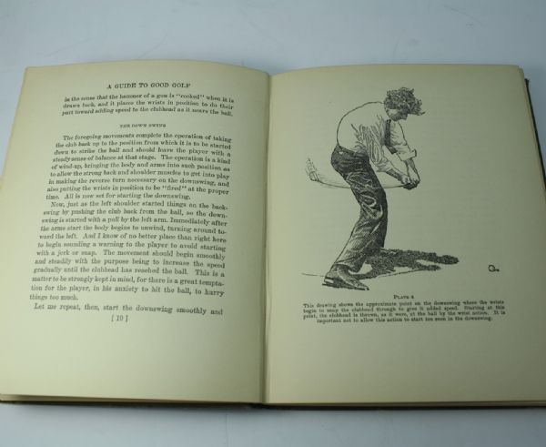 1925 Golf Book 'A Guide to Good Golf' by Barnes