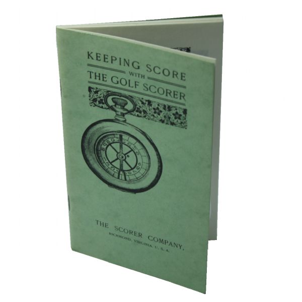 1905 Golf Book 'Keeping Score/Scorekeep' by Scorer Company