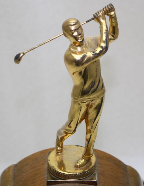 F. Stranahan 1941 Trans-Mississippi Golf Champ- Ingraham Self Starting Clock Trophy