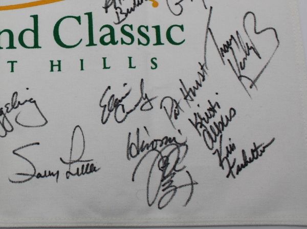 1994 LPGA Field Signed Heartland Classic Forest Hills (St. Louis) Flag JSA 