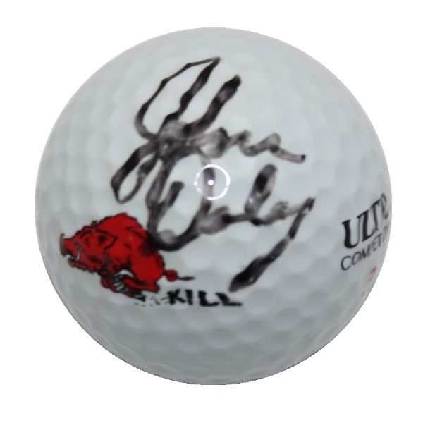 John Daly Signed Arkansas Razorback Ultra Logo (Personal?) Golf Ball JSA COA