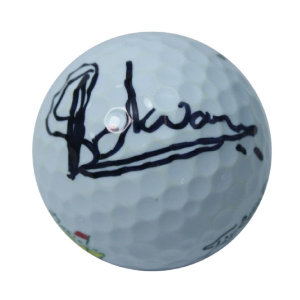 Charl Schwartzel Signed Masters Logo Golf Ball JSA COA