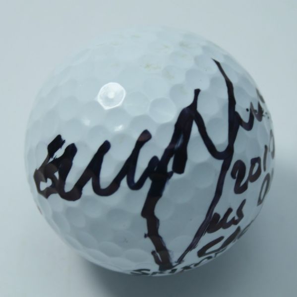 Graeme McDowell Signed Golf Ball with Open Champ Inscription JSA COA