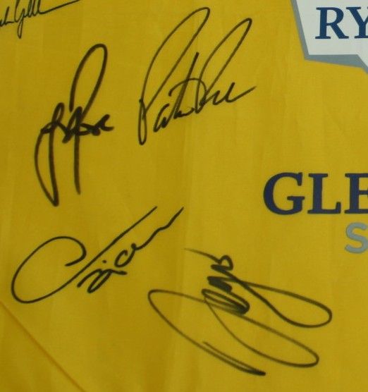 Multi-Signed 2014 Ryder Cup Flag - Gleneagles JSA COA