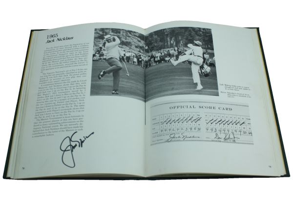 Multi-Signed Book 'Masters: The First Forty One Years' - Palmer, Nicklaus, Player, Casper, more JSA COA