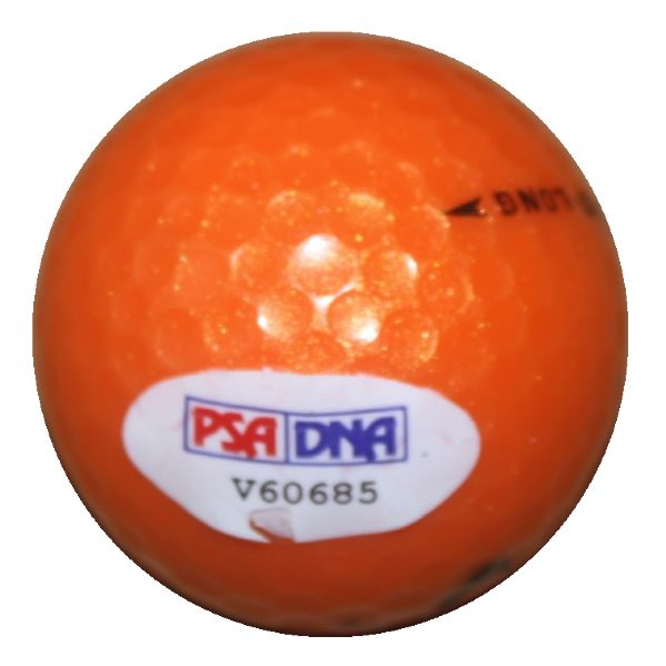 Jordan Spieth Signed Texas Orange Golf Ball PSA #V60685