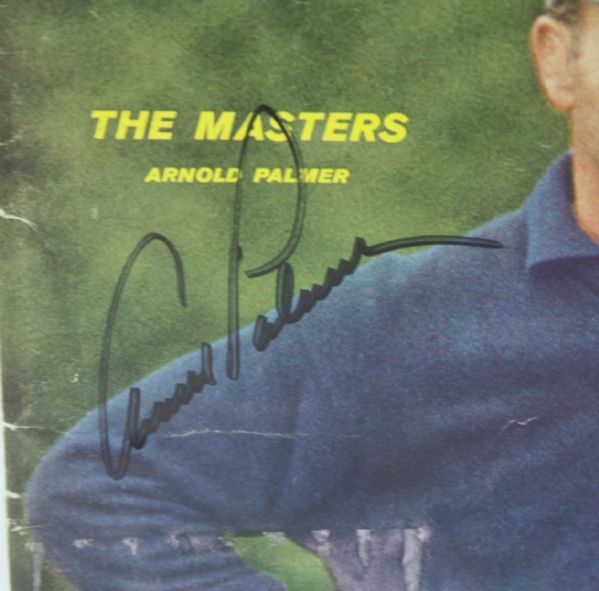 Arnold Palmer Signed 1962 Sports Illustrated Masters Edition Cover JSA COA