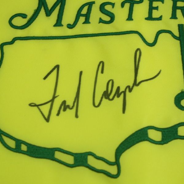 Fred Couples Signed 2011 Masters Embroidered Flag JSA COA