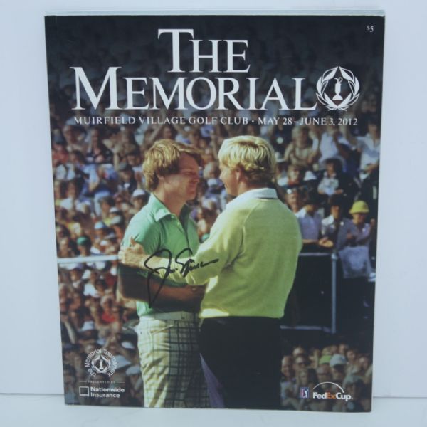 Jack Nicklaus Signed Memorial Magazine - With Tom Watson JSA COA