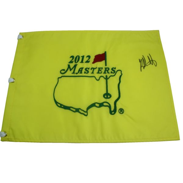 Bubba Watson Signed 2012 Masters Embroidered Flag JSA #Y37972