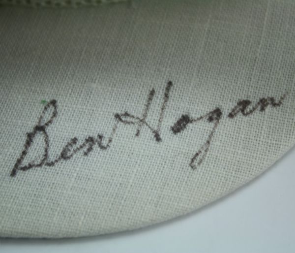 Ben Hogan Signed Ben Hogan White Hat JSA COA