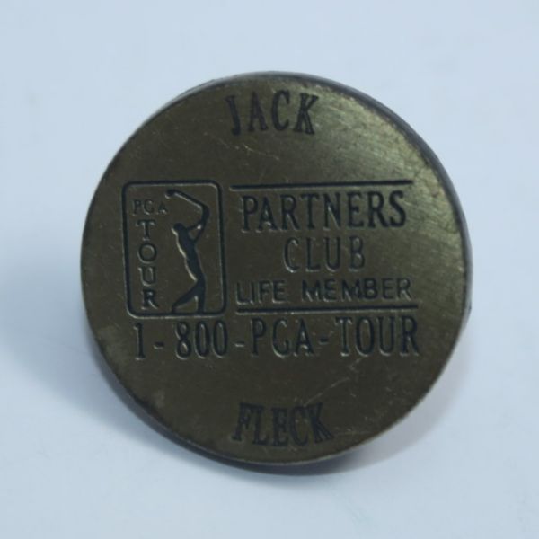 Lot of 14 Jack Fleck PGA Tour Partners Club Lifetime Member Ball Markers