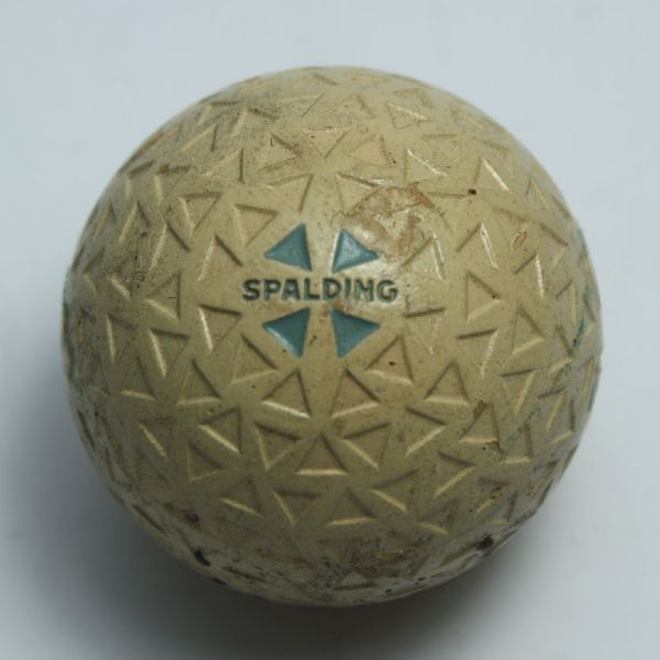 Spalding Vintage Mesh Golf Ball - Blue