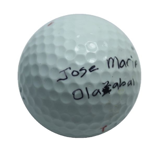 Jose Maria Olazabal Signed Golf Ball JSA COA