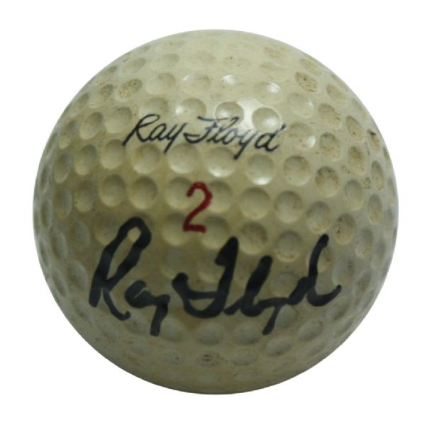 Ray Floyd Signed Personal Logo Golf Ball JSA COA