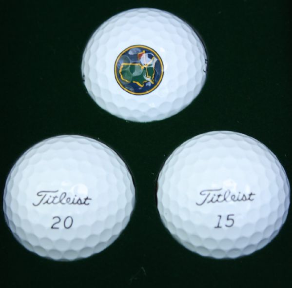 2015 Limited Edition Emerald Green Augusta National Members Box With Golf Balls Set